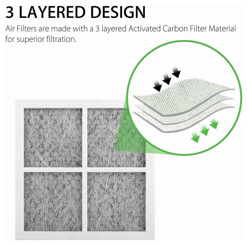 3 Pack LG LT120F Replacement Refrigerator Air filter For Kenmore 469918