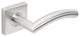 Brussels Lever, Tubular Privacy, Backset, Satin Stainless Steel, 2-3/8" Backset