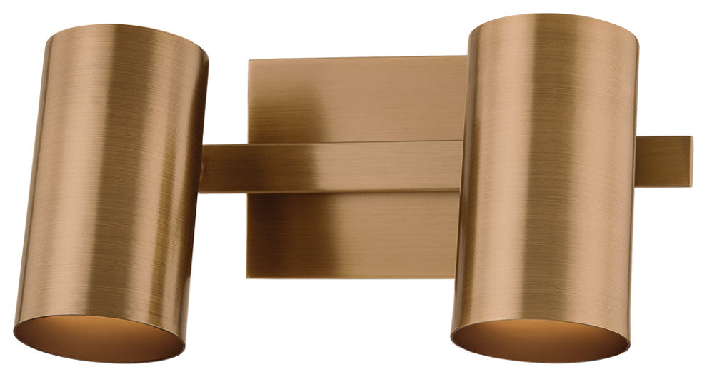 Troy Lighting Rueben Bath and Vanity Light, Patina Brass, 12"Lx12"Wx6.25"H