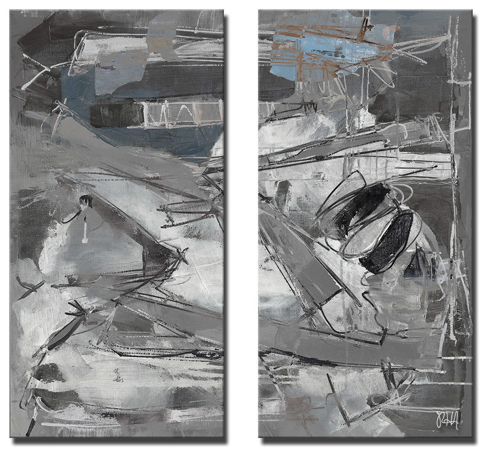 INKD XLVI Canvas Art, 40"x40" 2-Panels