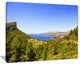 "Cassis Bay From Route Des Cretes" Landscape Wall Art Print, 20"x12"