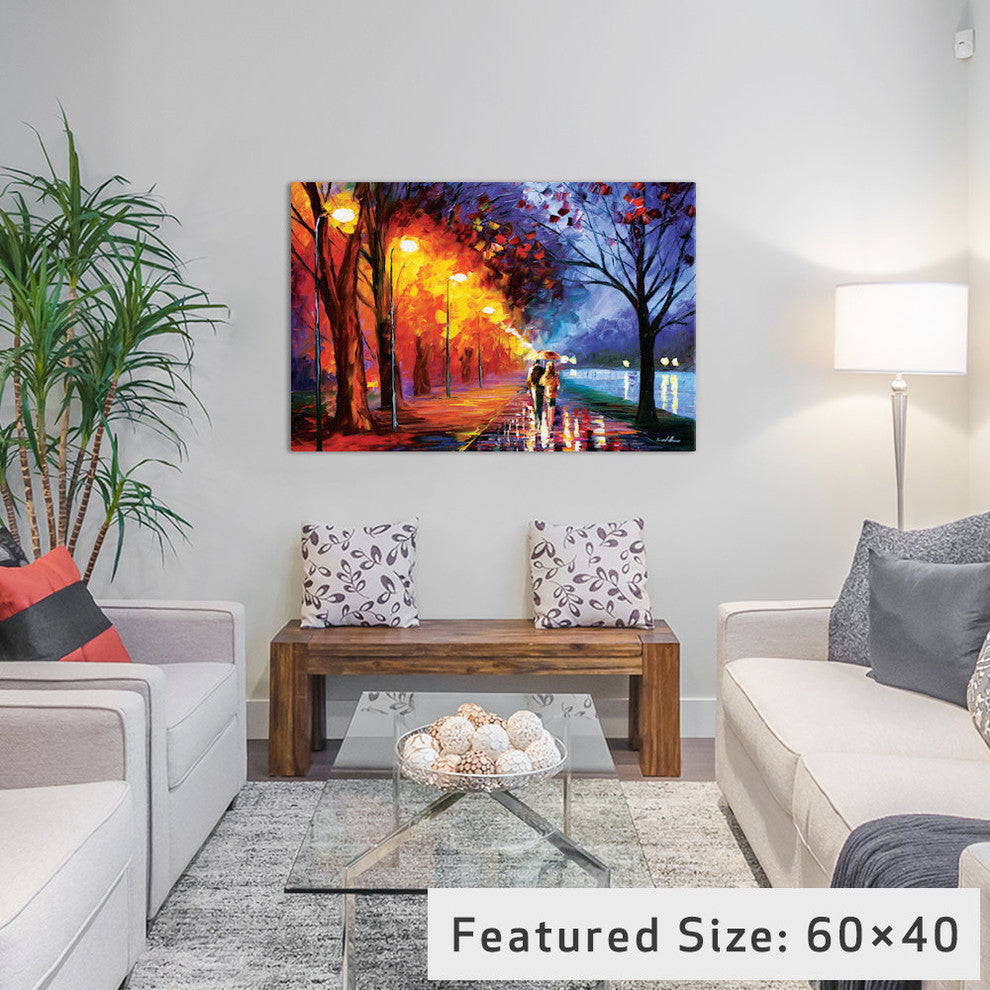 "Alley" by The Lake I Gallery" by Leonid Afremov, 26x18x1.5"