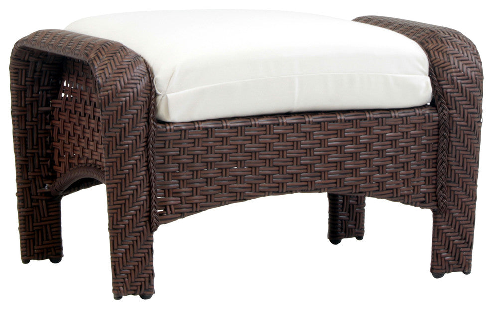 Martinique Ottoman, Husk Texture Birch