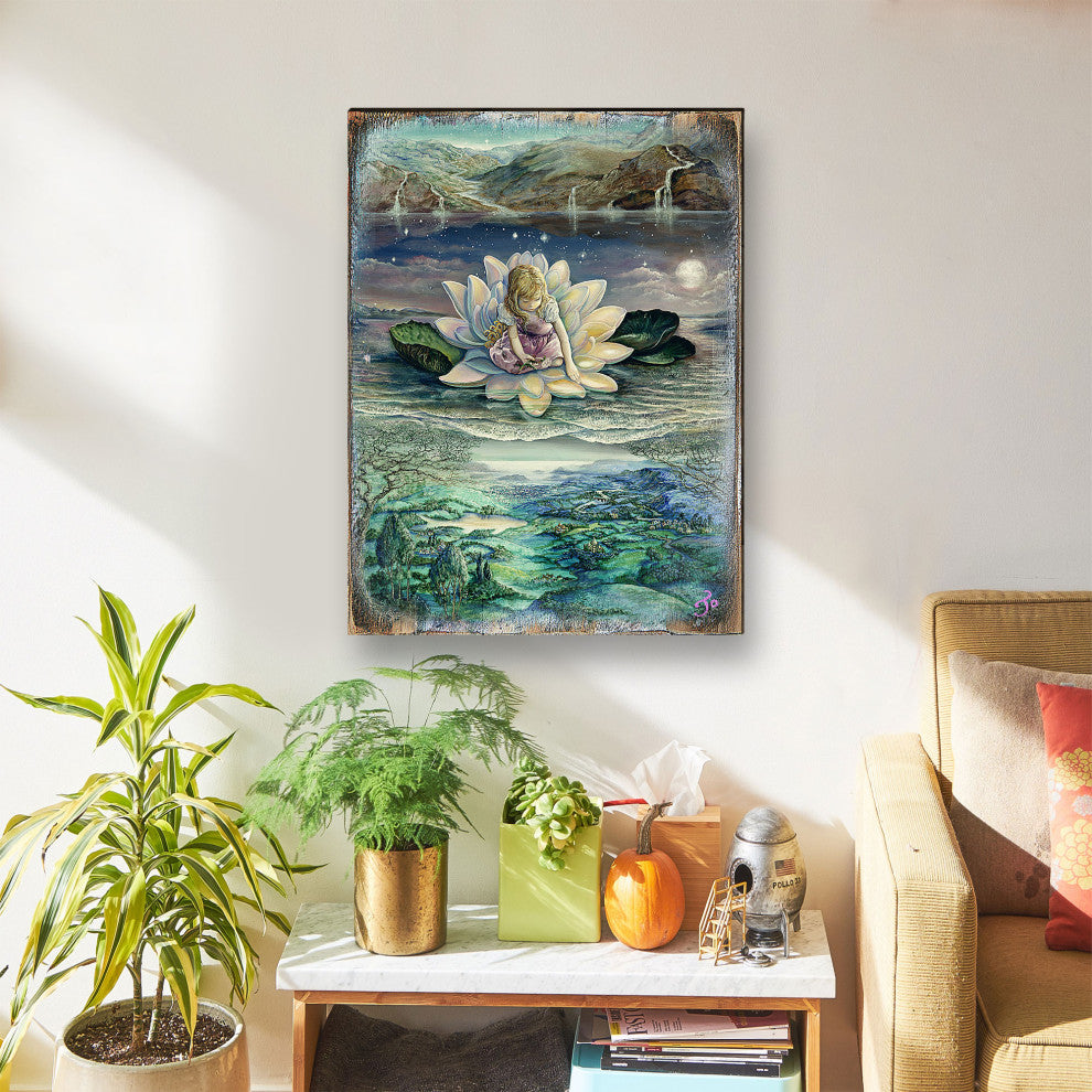 Horizons Wall and Table Top Wooden Decor, 24x18