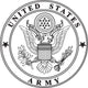 Deluxe Combination Flag and Medal Display Case, Army Emblem