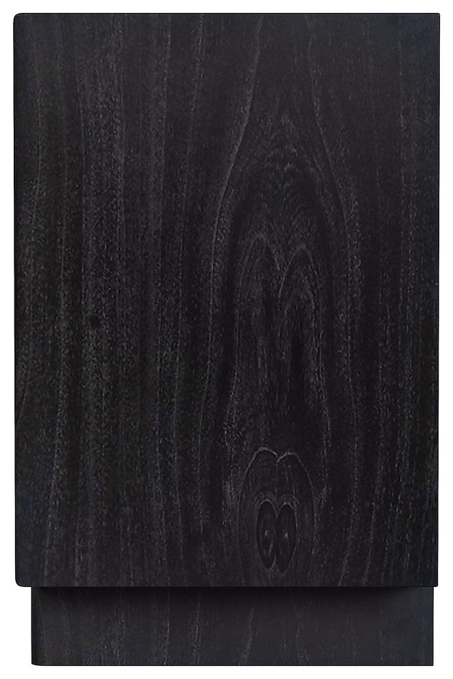 Halmstad Wood Panel 6 Drawer Dresser, Washed Black