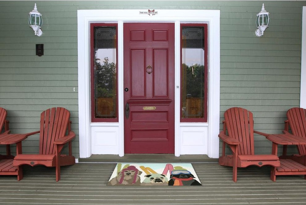 Frontporch Ski Patrol Indoor/Outdoor Rug Multi 1'8"x2' 6"