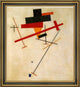 Kazimir Malevich Suprematist Painting - 20" x 25" Framed Premium Canvas Print