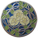 Delaney's Rose Knob, Antique Pewter, Enameled