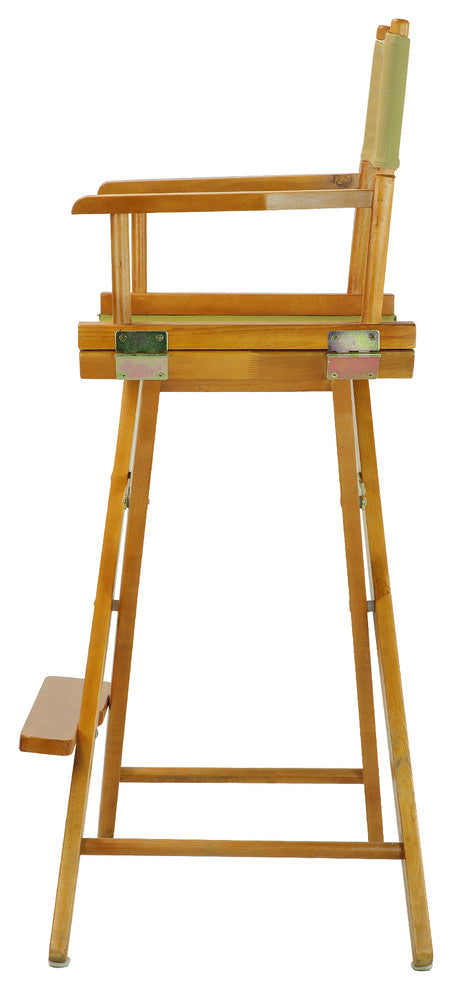 030" Director's Chair Honey Oak Frame- Olive Canvas