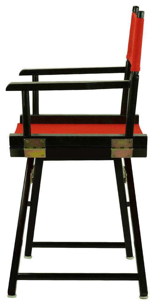 018" Director's Chair Black Frame-Red Canvas
