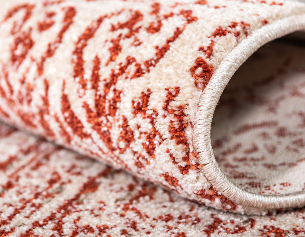 Unique Loom Red Del Mar Jennifer 2' 2 x 3' 0 Area Rug