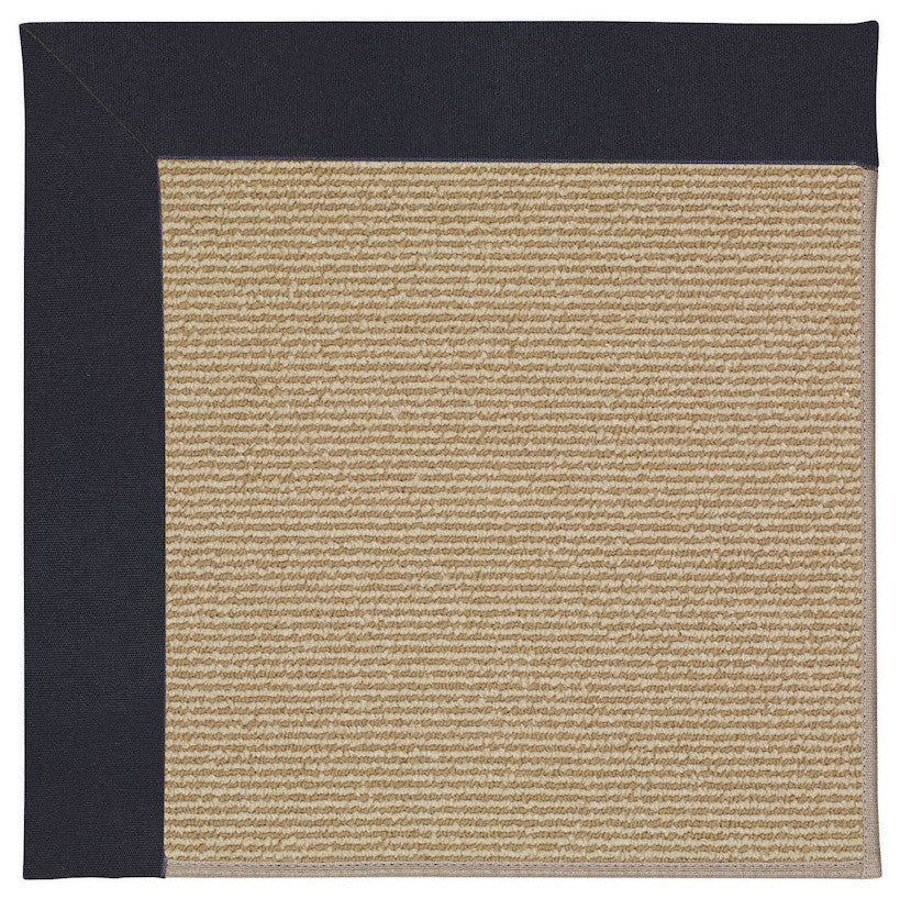 Capel Zoe-Sisal Dark Navy 1995_497 Machine Tufted Rugs - 2' 6" X 12' Runner