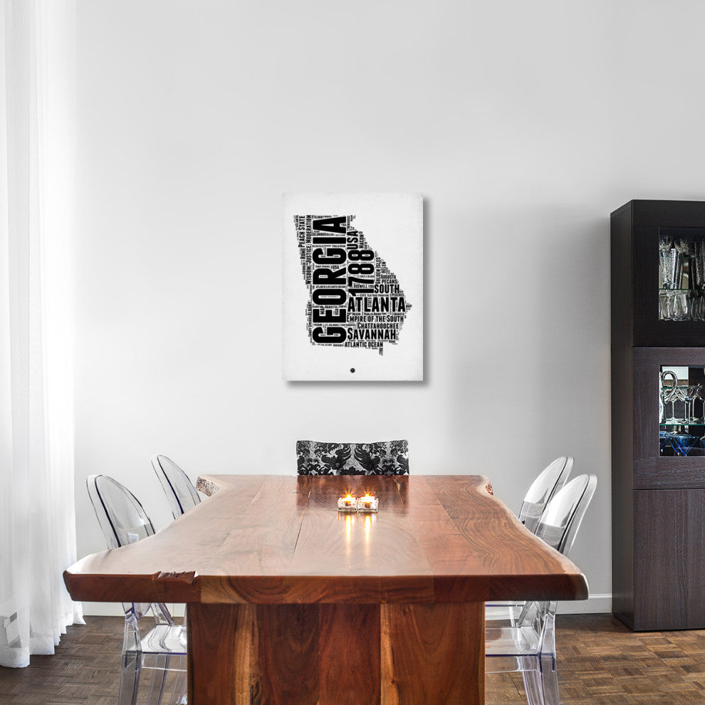 "Georgia Word Cloud 2" Fine Art Print