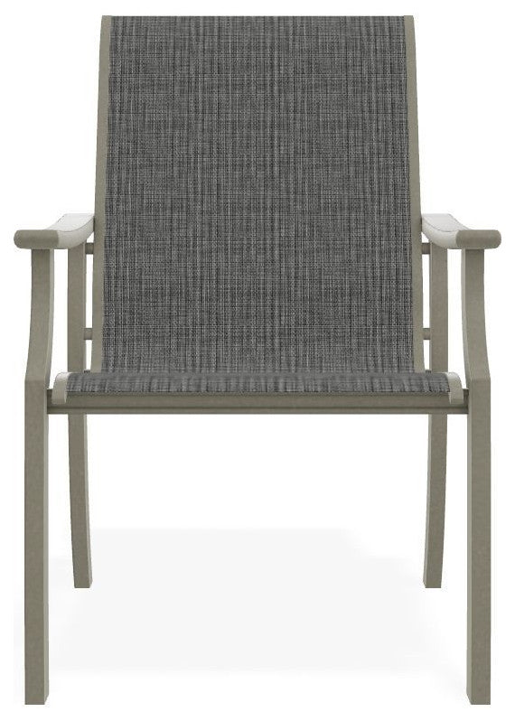 St. Catherine Sling Outdoor Armchair, Anchor/Storm