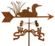 Loon Weathervane With Deck Mount