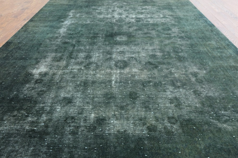Oriental Handmade Overdyed Wool Area Rug 10'x13, W2289