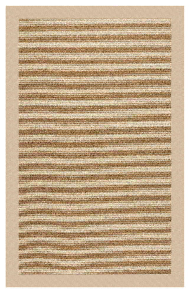 Zoe-Sisal Machine Tufted Rectangle Rug, Ecru, 8'x10'