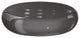 Porcelain Bathroom Accessories, Power, Dark Gray, Soap Dish