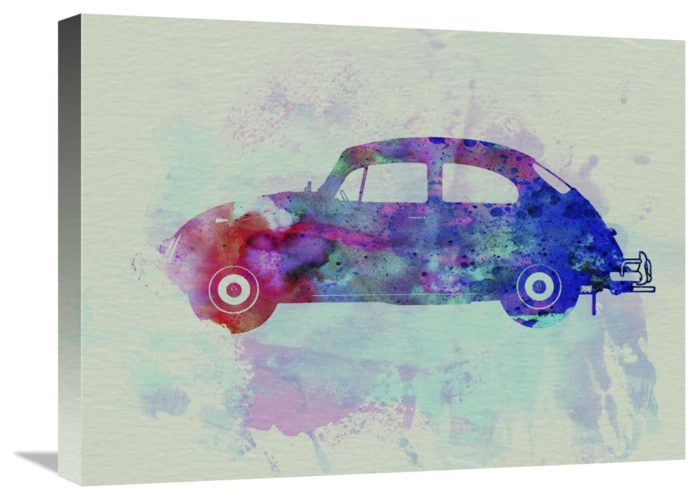 "VW Beetle Watercolor 1" Fine Art Print
