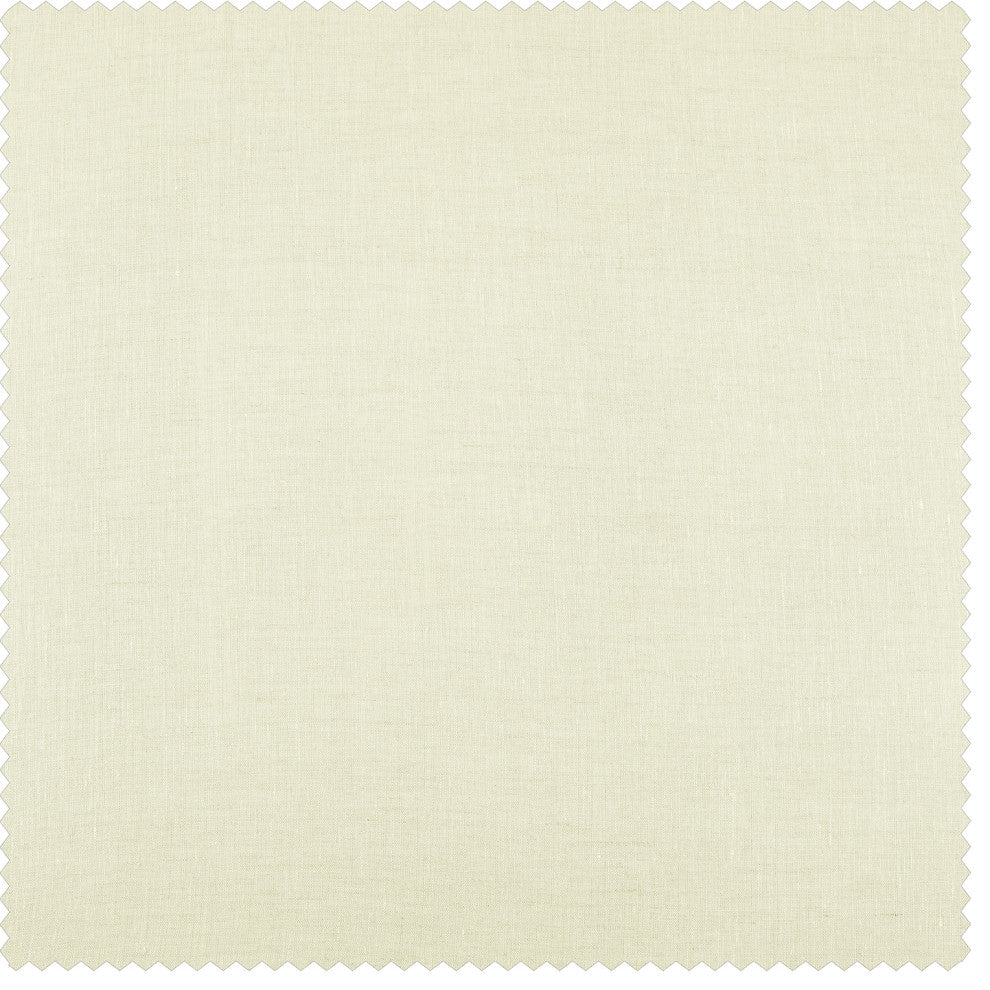 Antique Lace Linen Sheer Curtain Single Panel, 50"x84"