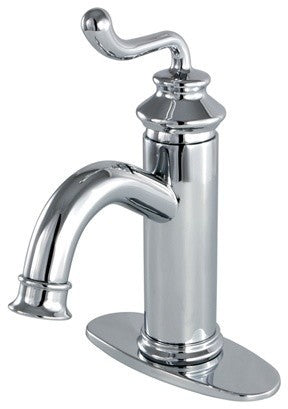 Fauceture Single-Handle Monoblock Bathroom Faucet, Polished Chrome