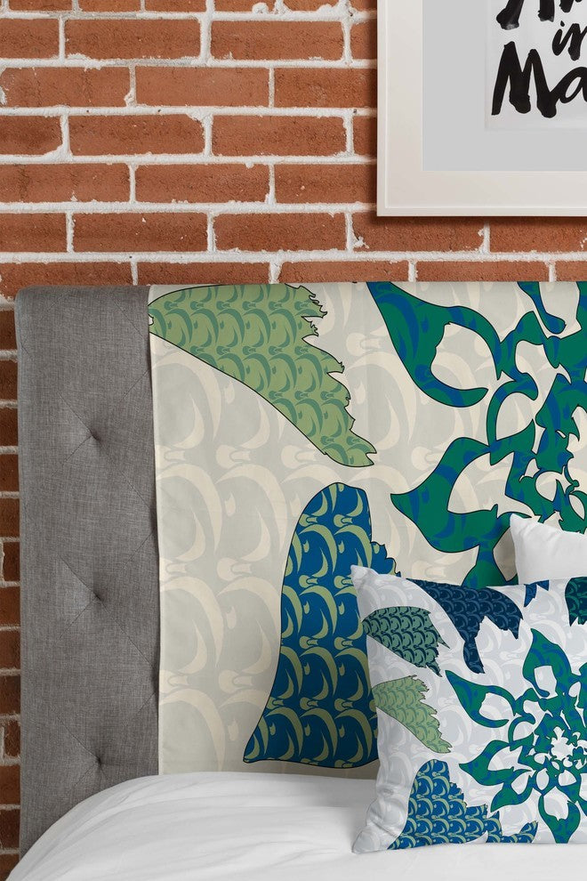 Deny Designs Karen Harris Constance In Blue Blossom Tapestry