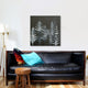 "Black Trees" by Emily Magone,, Multi, 18" X 1.5" X 18", Gallery-Wrapped Canvas