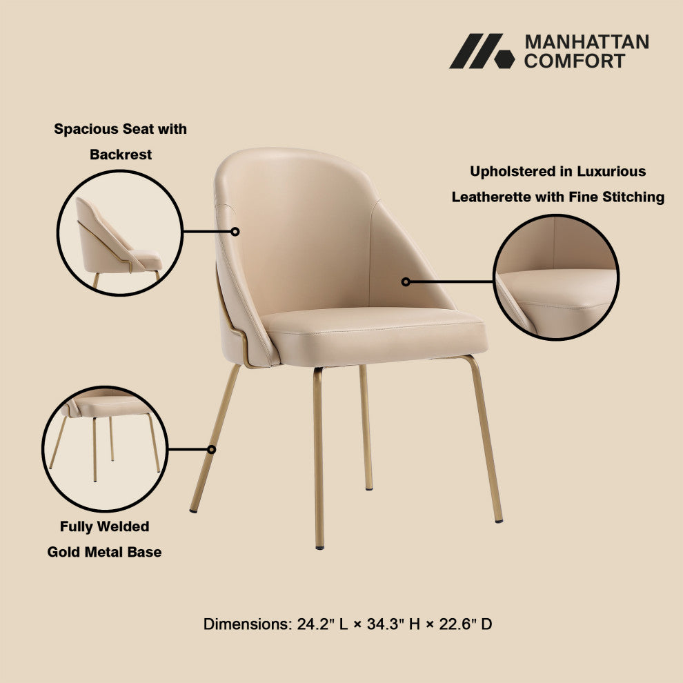 Manhattan Comfort Gracie Dining Chair, Set of 2