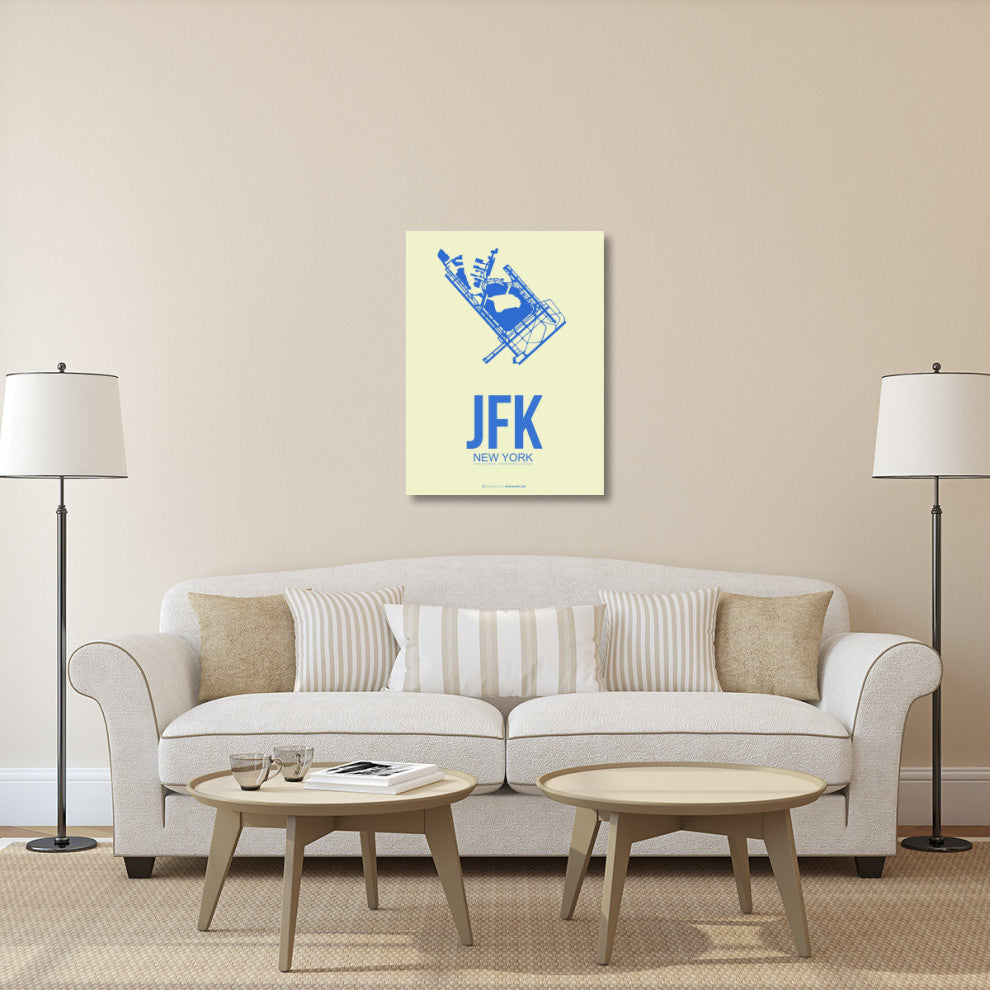 "JFK New York Poster 3" Fine Art Print