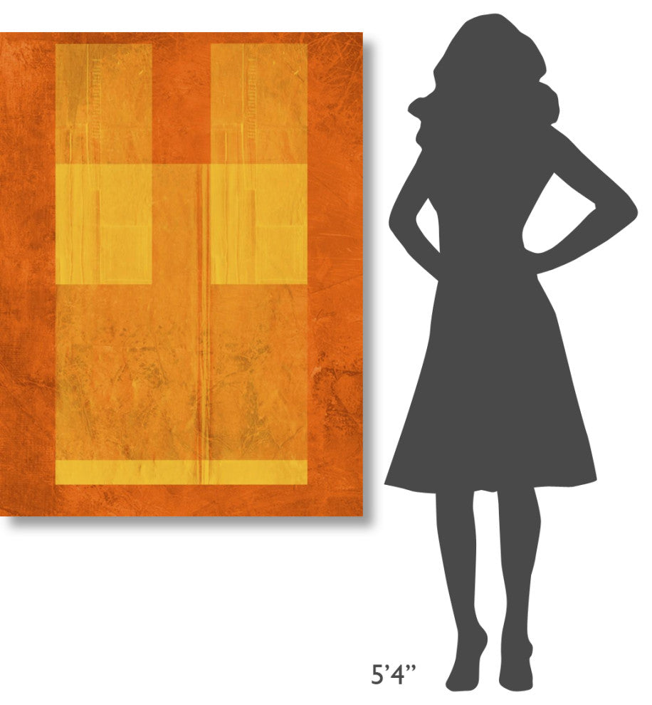 "Orange Paper 1" Fine Art Print