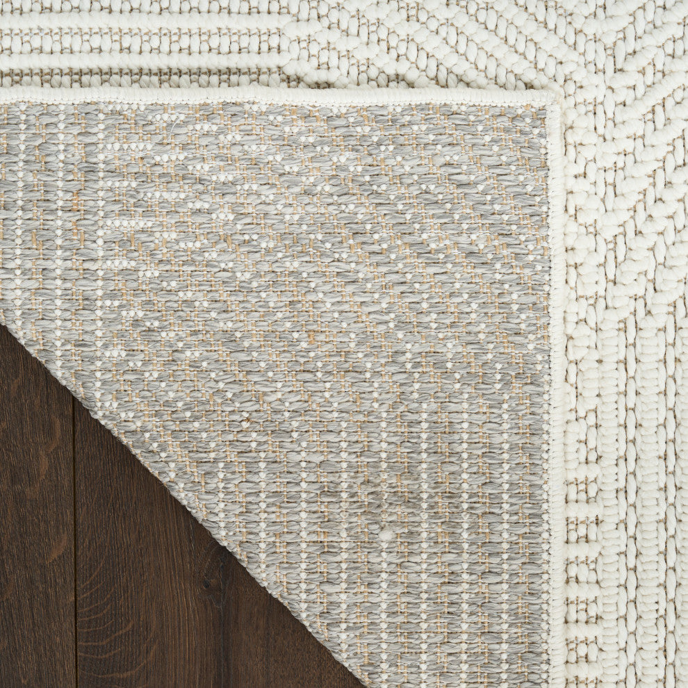 Nourison Natural Texture 2'3" x 7'6" Ivory Modern Indoor Rug