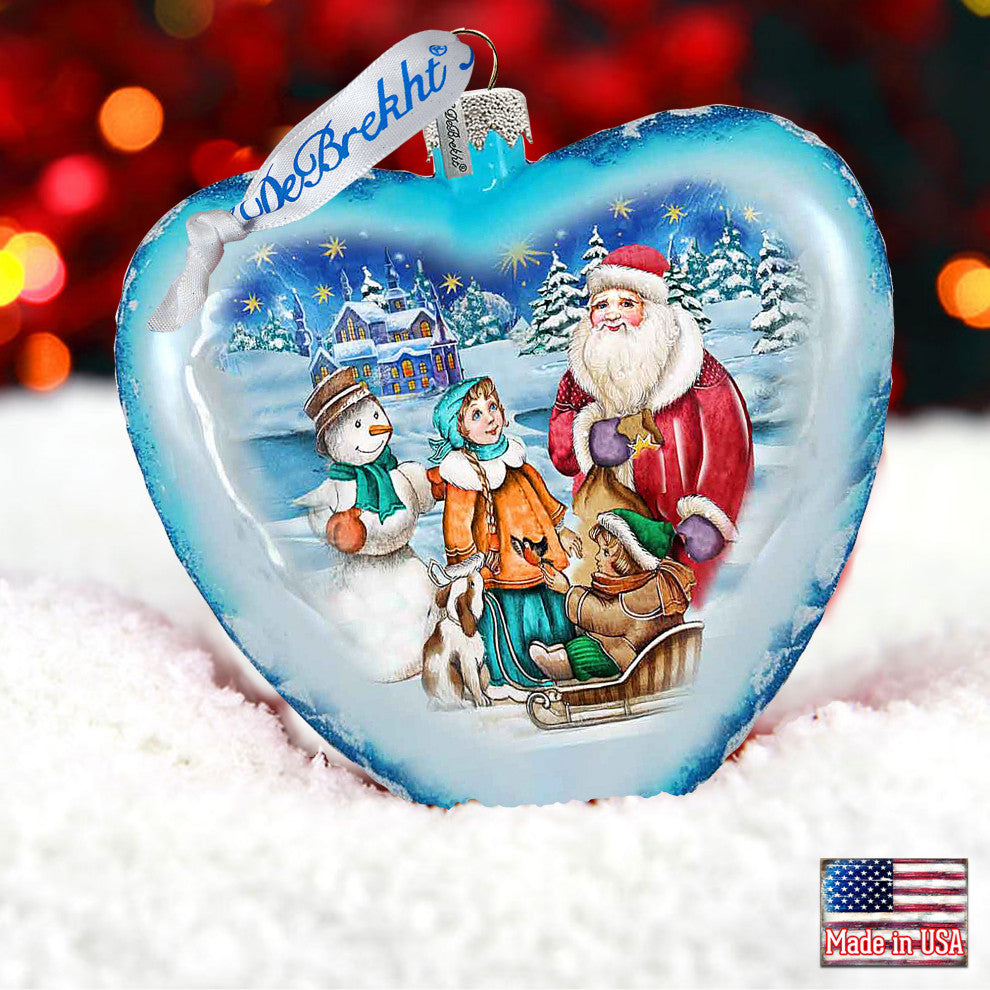 Hand Painted Scenic Glass Ornament Limited Edition Trip