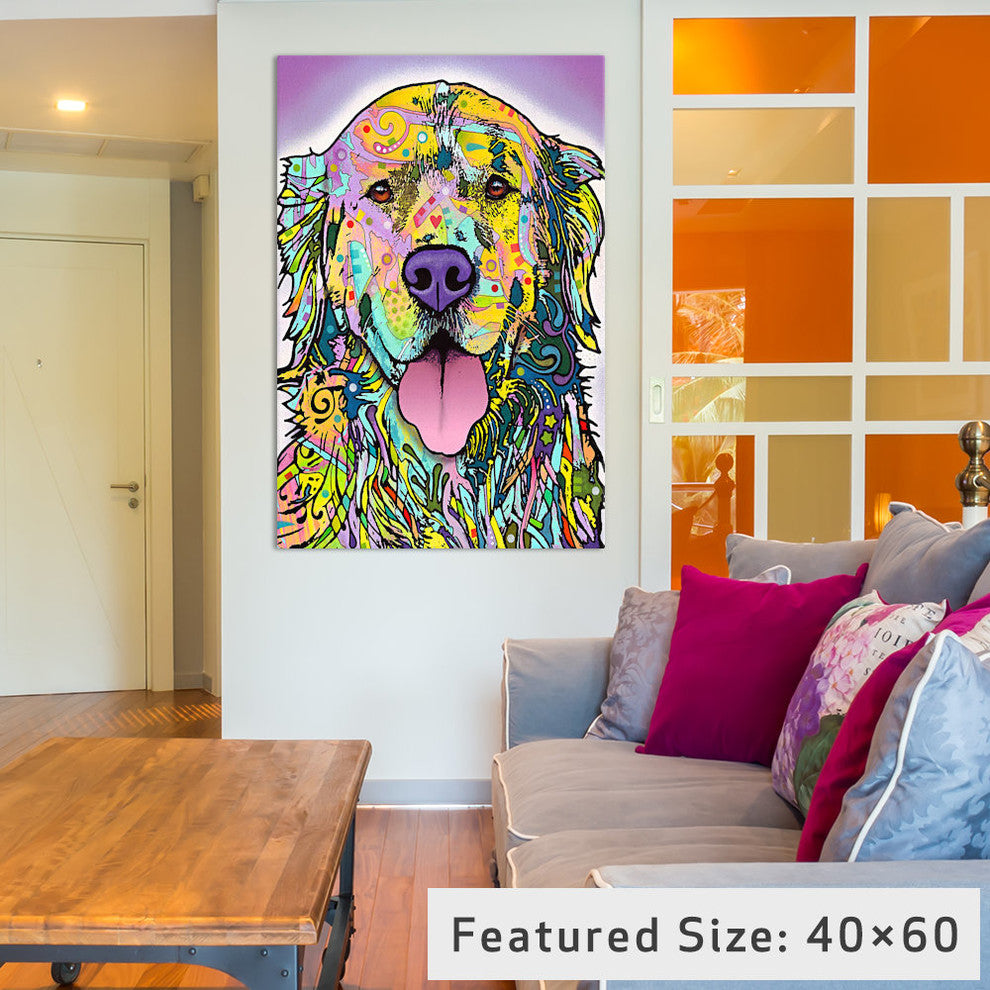 "Silence Is Golden" Wrapped Canvas Art Print, 40x26x1.5