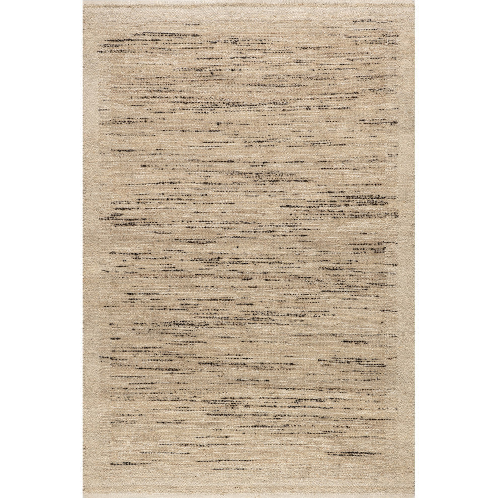 Evergreen Marled Jute Blend Area Rug, Beige 5' x 8'