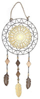 Sagebrook Home Multi Metal Dreamcatcher Wall Sculpture