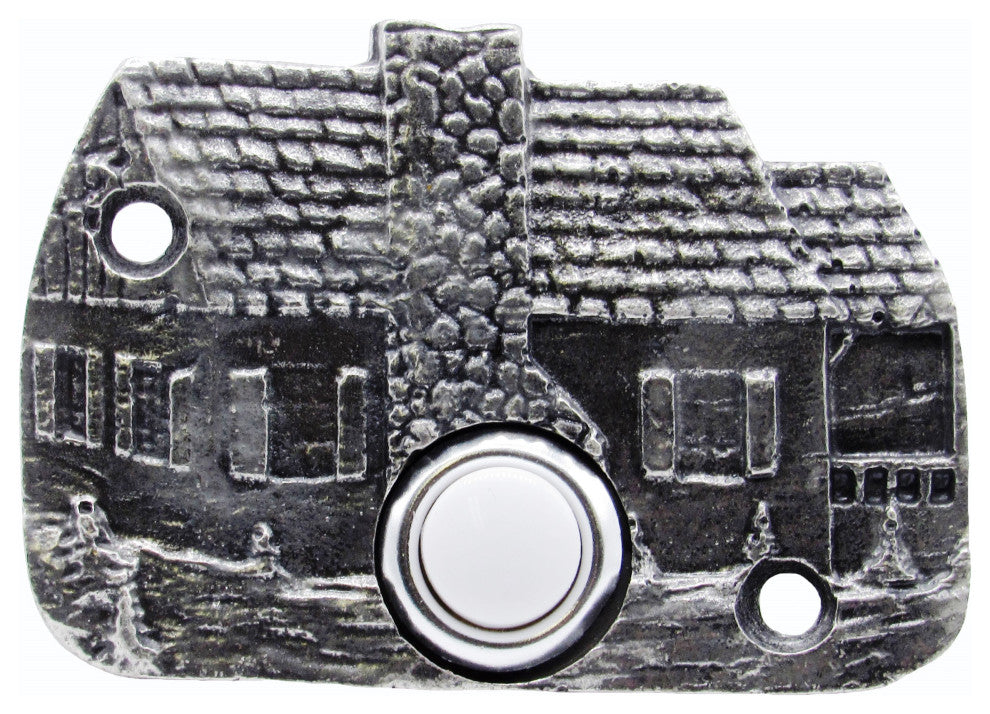 Cabin Door Bell, Pewter