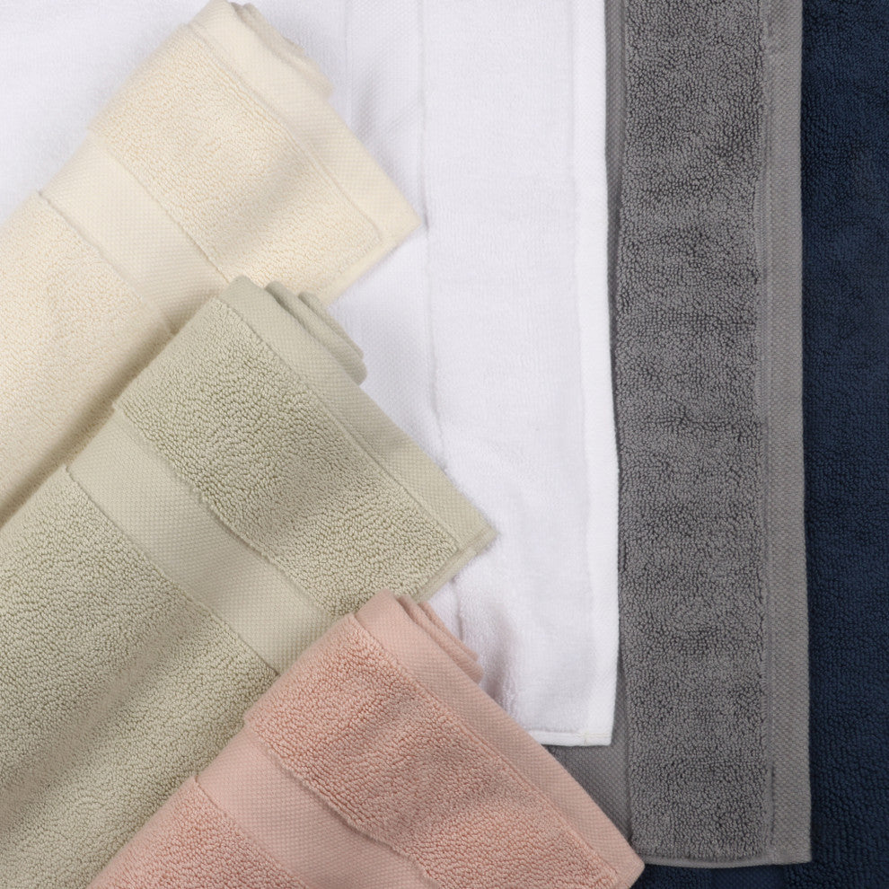 Organic Cotton Feather Touch Quick Dry Bath Mat, 20"x33", Green Tint