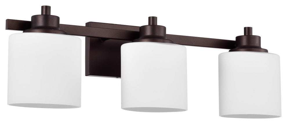 CHLOE Lighting SOLBI Contemporary 3-Light Oil Rubbed Bronze Bath Fixture