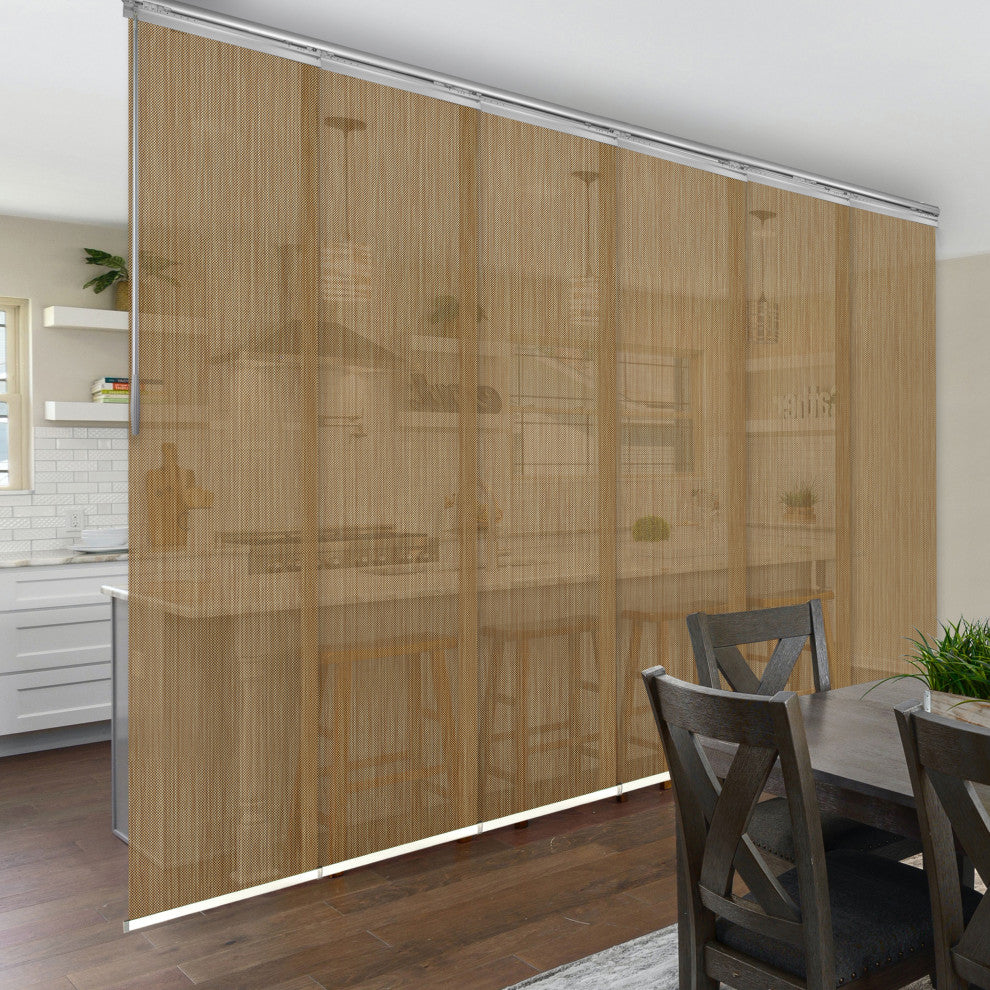 Anders 6-Panel Track Extendable Vertical Blinds 98-130"W