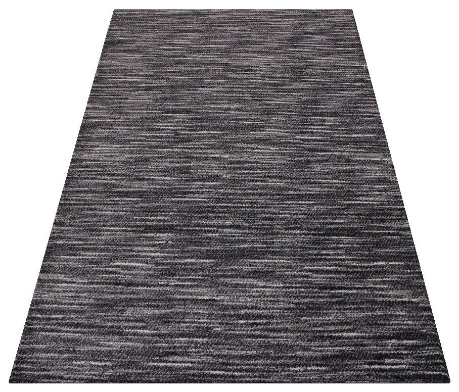 12'x17' Oval Custom Carpet Area Rug 40 oz Nylon, Threads, Black Marble
