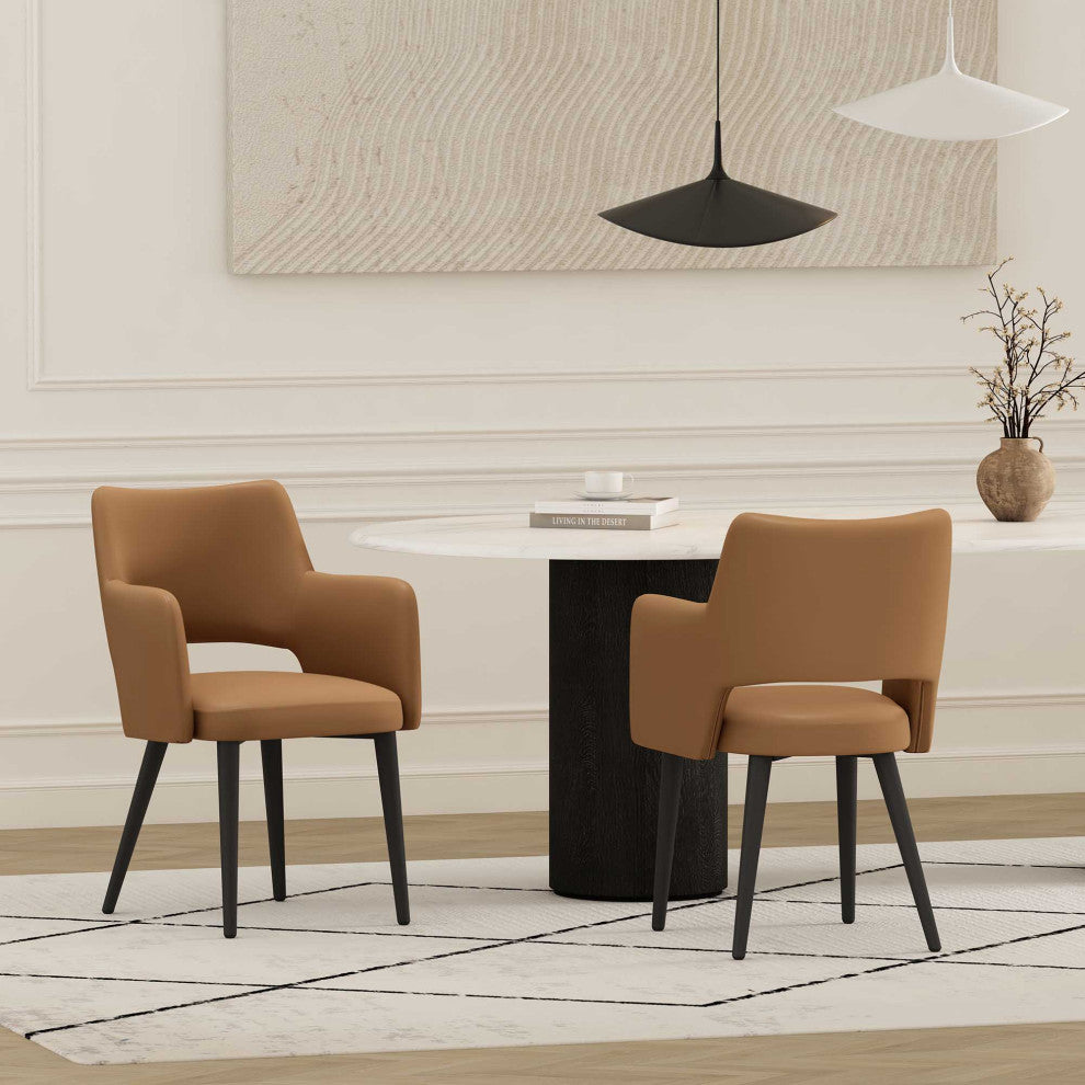 Manhattan Comfort Tremont Dining Arm Chair, Set of 2