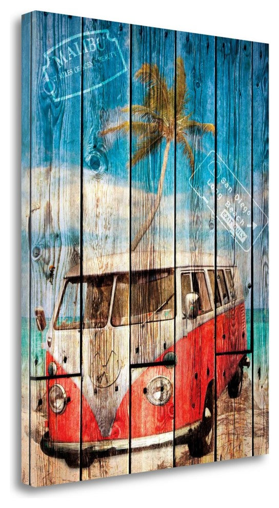 "La Playa" By Bresso Sola, Giclee Print on Gallery Wrap Canvas, Ready to Hang