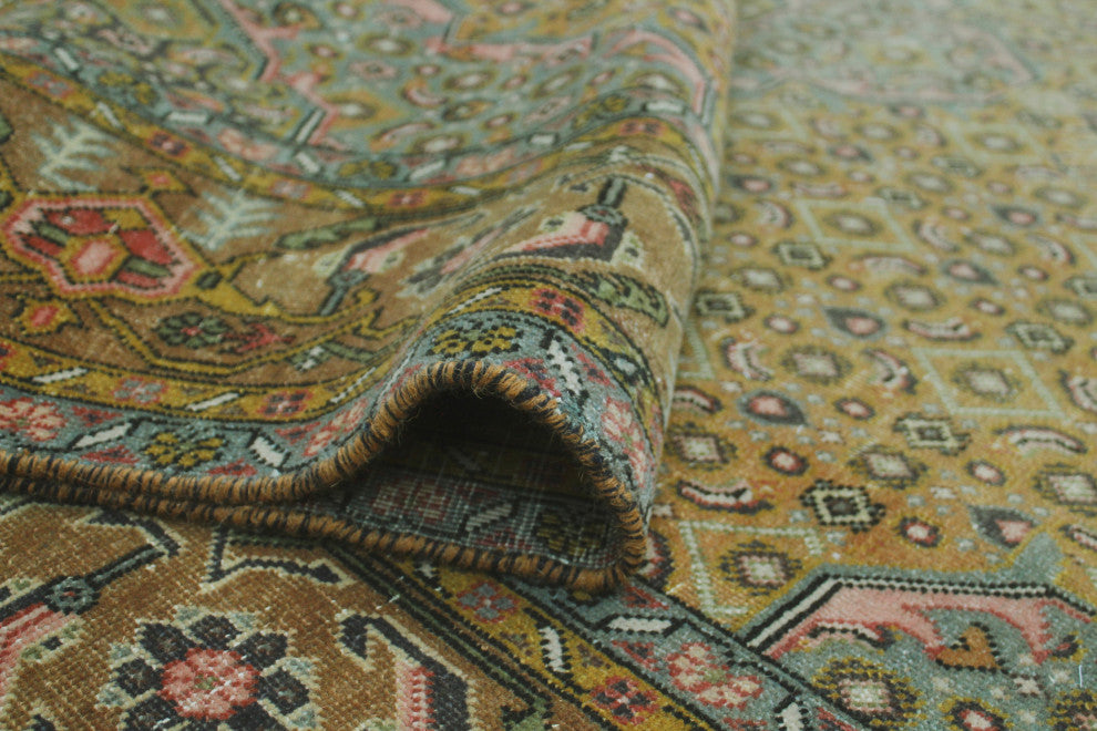 Semi-Antique Dinara Gold Rug