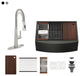 30in Farmhouse Stainless Steel Sink Single Bowl Apron Workstation Kitchen Sink