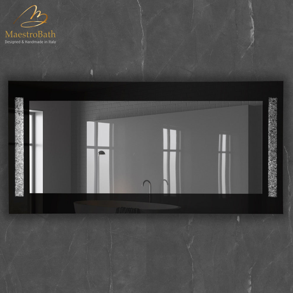 Rosa Luxury Crystal Double Vanity Mirror