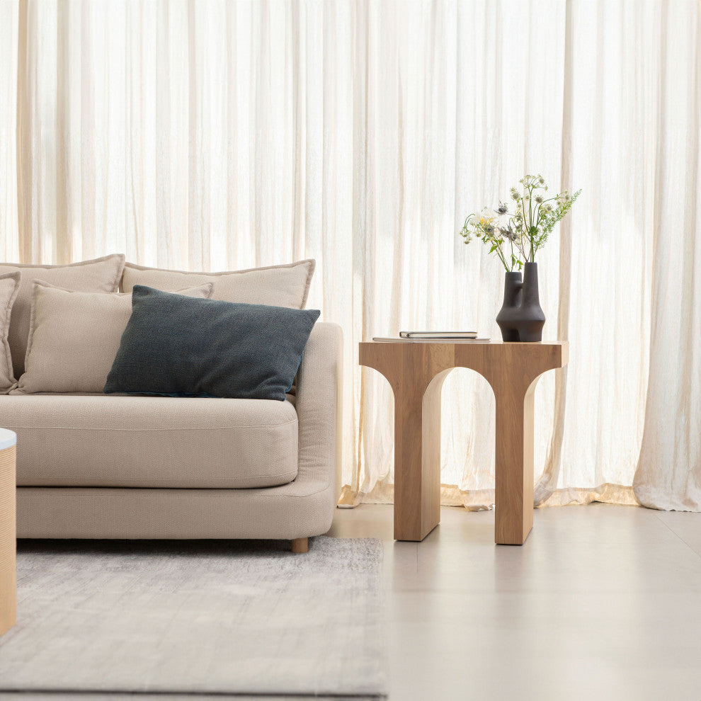 Bungalow Oak Side Table, Brown