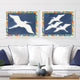 Egrets, Flight Framed Art, 2-Piece Set