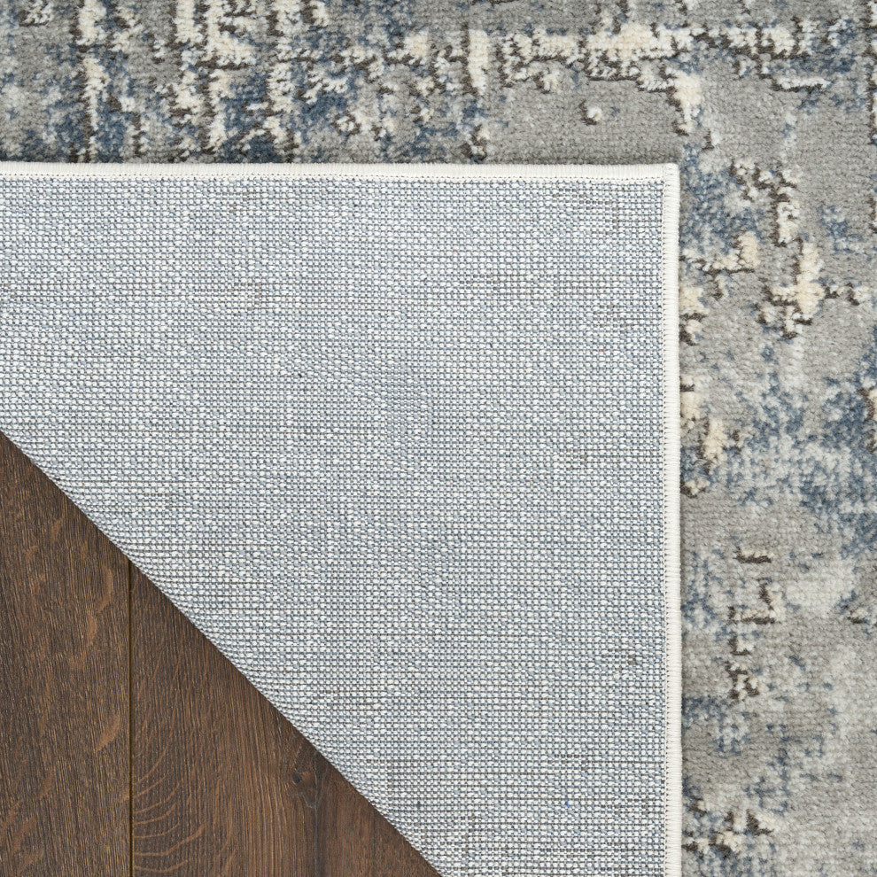 Nourison Quarry 6' x 9' Dark Grey Modern Indoor Rug
