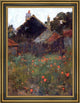 Willard Leroy Metcalf the Poppy Field Framed Premium Canvas Print, 21"x28"